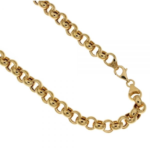 18k yellow gold unisex chain