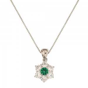 White gold 18k green and...