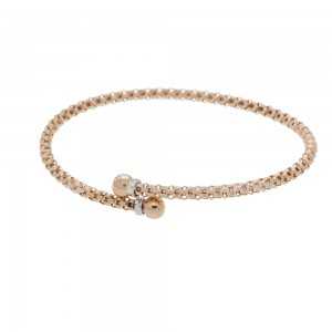 Rose and white gold 18k...