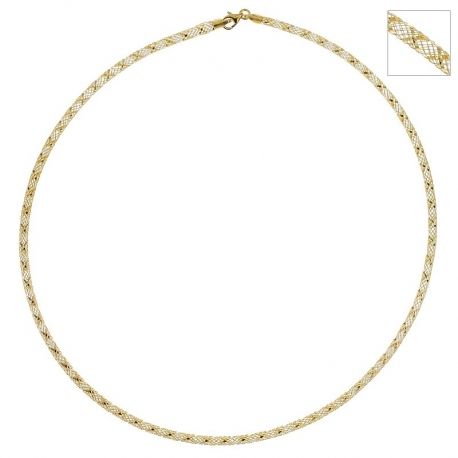 18K gult guld halsband strumpa modell