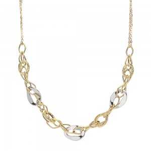 18k Two-Tone Gold Chain...