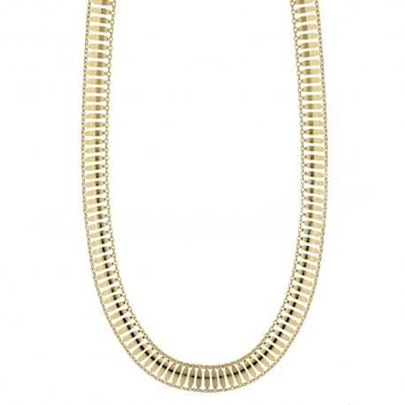 Yellow Gold 18k Shiny Woman Necklace