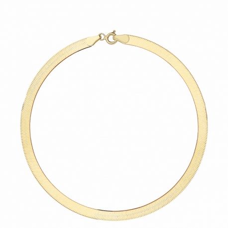 Yellow Gold 18k Snake Chain Woman Bracelet