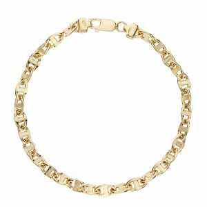 Bracelet chaîne plate en or...