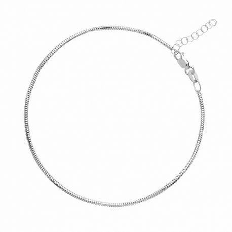 Bracelet queue de souris en or blanc 18 carats pour femme