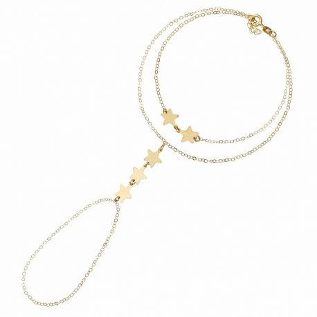 Yellow Gold 18k Shiny Chain Woman Bracelet