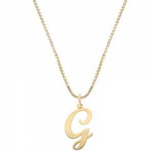 Yellow Gold 18k With Letter...