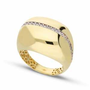 Štvorcový prsteň pre ženy z...