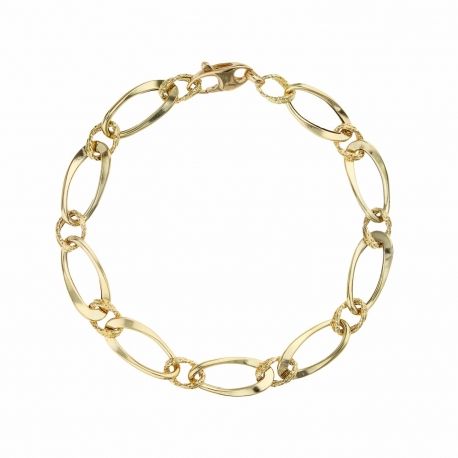 Bracciale da Donna in Oro 18kt a Catena Larga - 10092