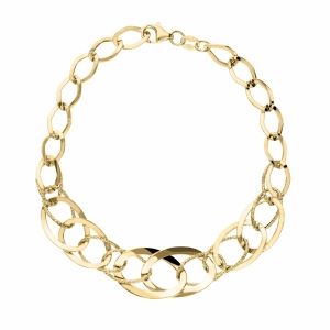 Yellow Gold Chain Bracelet...