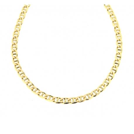 Men 18k Yellow Solid Gold Chain