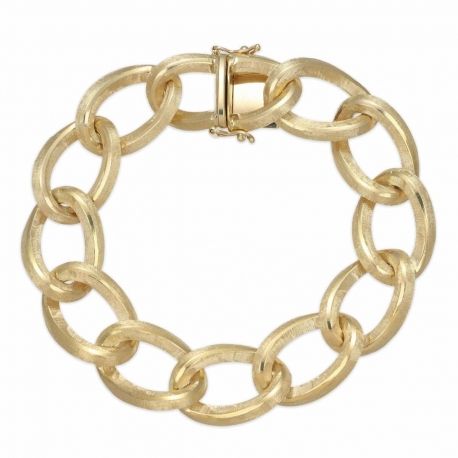 Bracciale da Donna in Oro Giallo 18 Carati Satinato