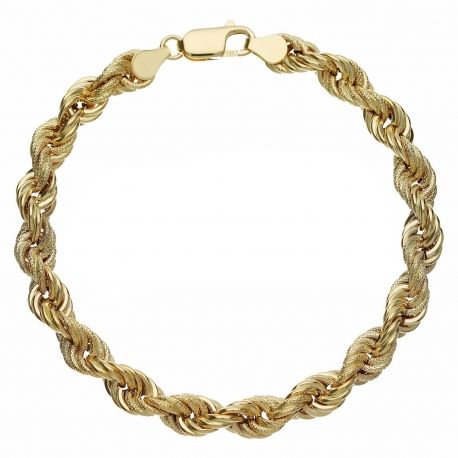 Pulseira Fune em Ouro Amarelo 18K