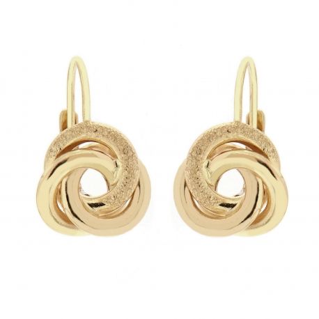 Pendientes Vortice para Mujer en Oro Amarillo de 18K