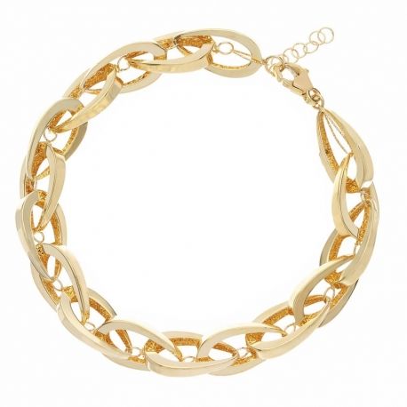 Kettingarmband met druppelelement voor dames in 18K geel goud