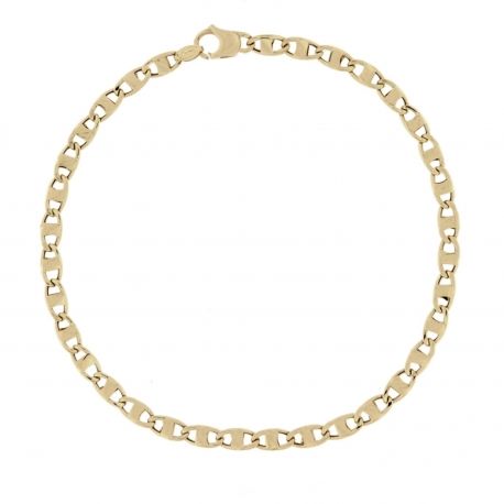 Pulseira masculina em ouro amarelo 18K