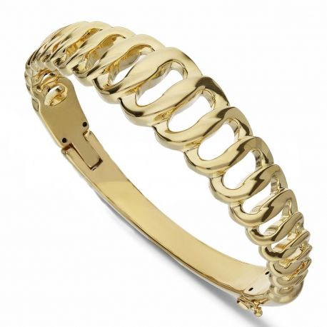 Pulseira Rígida Feminina em Ouro Amarelo 18K