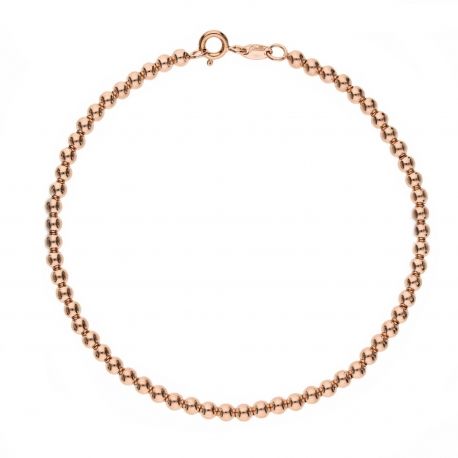 Women 18k Rose Gold Spheres Type Bracelet