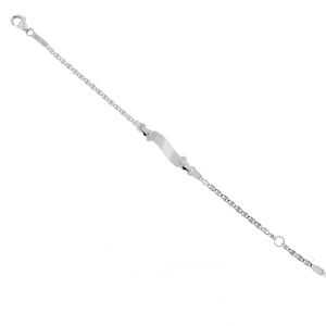 Pulsera en oro blanco 18 kt 12