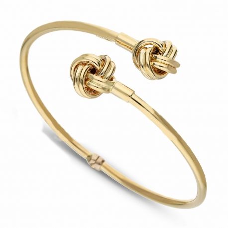 Contrariè bracelet in rigid 18K yellow gold