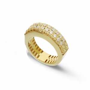 Prsten z 18k žlutého zlata...