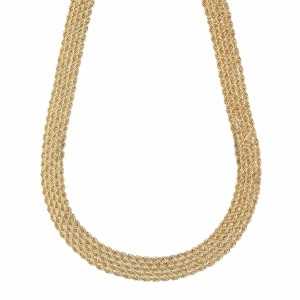 18K Yellow Gold Necklace...