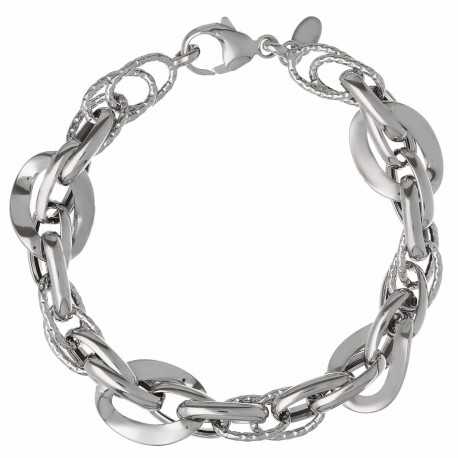 Bracelet chaîne en or blanc 18 carats