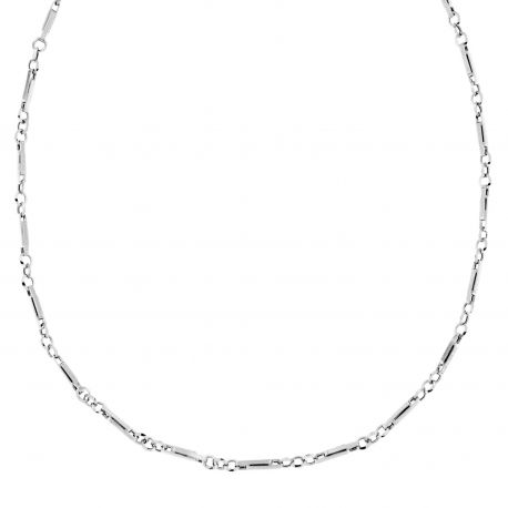 Collar en White Gold 18k Neptune Jersey