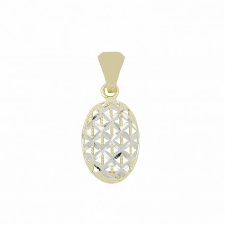 Pendente em ouro branco e amarelo 18k