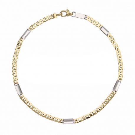 18k ouro pulseira olho de tigre para homens