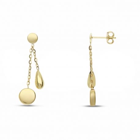 Boucles d'oreilles pour femmes en or 18K