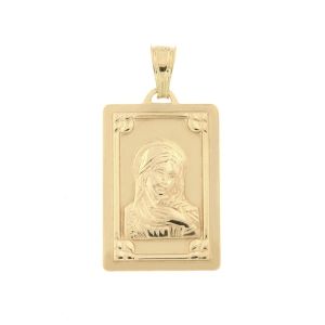 Medaille met Madonna in 18k...