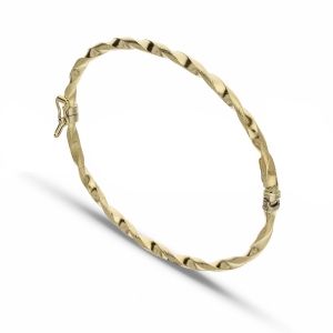 Stijve Armband Torchon 18k...