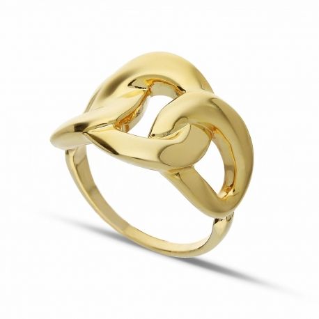 Anel Grumetta em ouro amarelo 18k por Donna