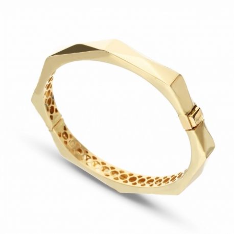 "Angles" styvt armband för kvinnor i 18K guld