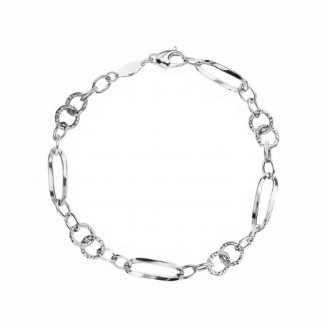 Women's chain bracelet in 18K gold