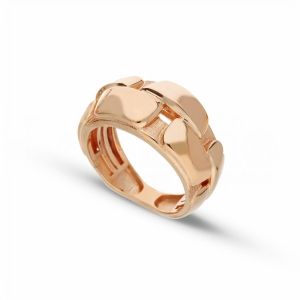 Gold Glamour Ring in Rose...