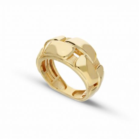 Gold Glamour Ring in 18k Yellow Gold