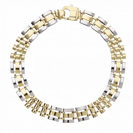 Bracelet Men's Panter in Gold 18 Carats