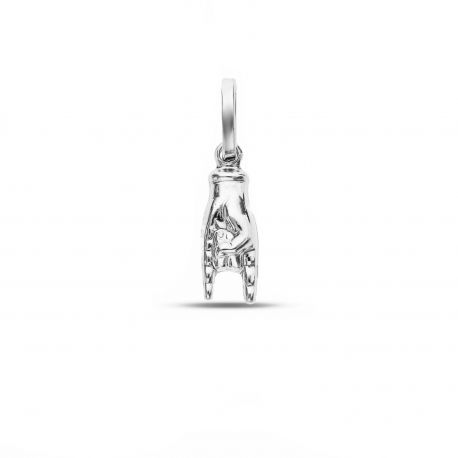 Cornes superstitieuses en or blanc 18 carats