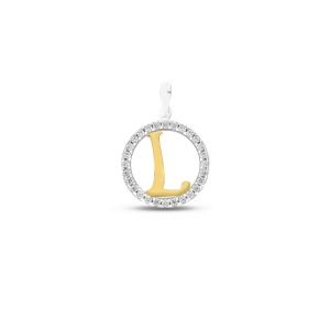 Pendant Letter L in Gold 18...