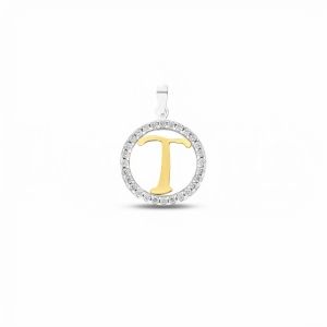 Pendant Letter T in Gold 18...