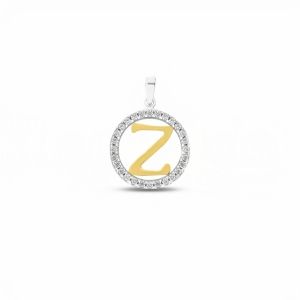 Lettre de Pendentif Z en Or...