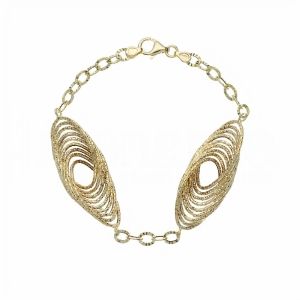 Pulseira oval feminina de 9...