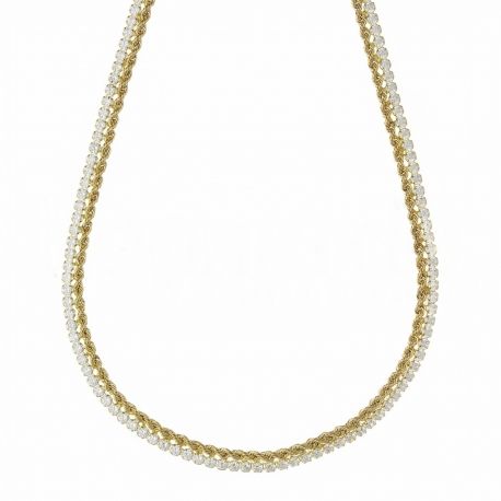 Collana Tennis in Oro Giallo 18k