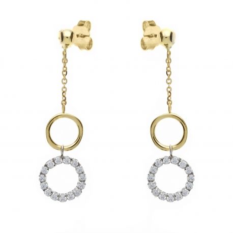 Boucles d'oreilles pour femmes en or 18K