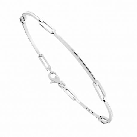 Bracelet Homme en Or Blanc 18k