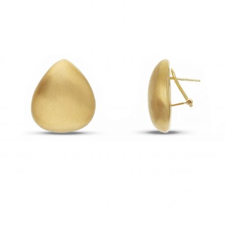 Aretes de oro amarillo Goccia 18k