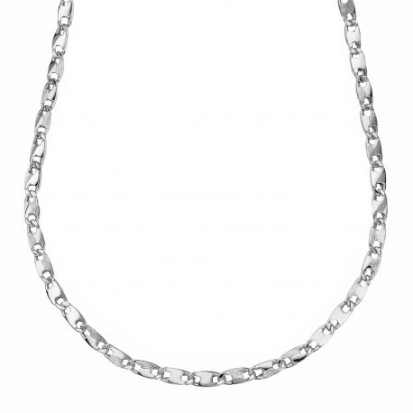 Collier homme en or blanc 18 Carats