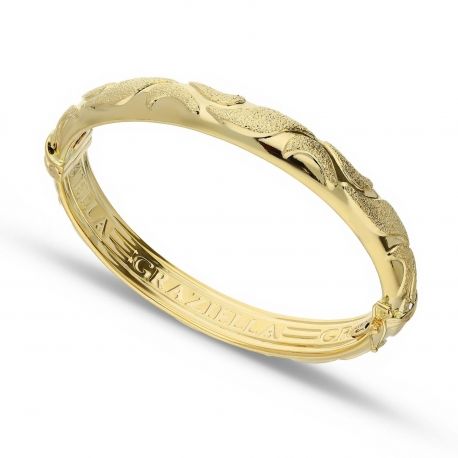 Bracciale Graziella Rigido in Oro 18 Carati da Donna